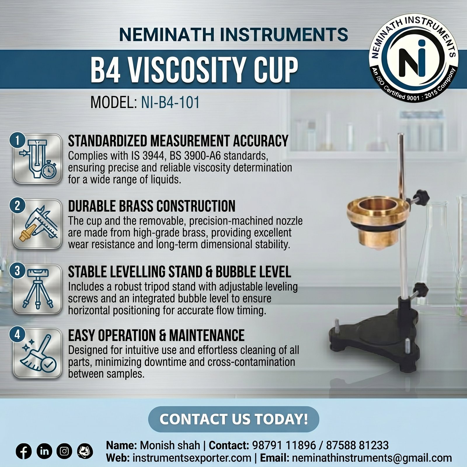 B4 Viscosity cup